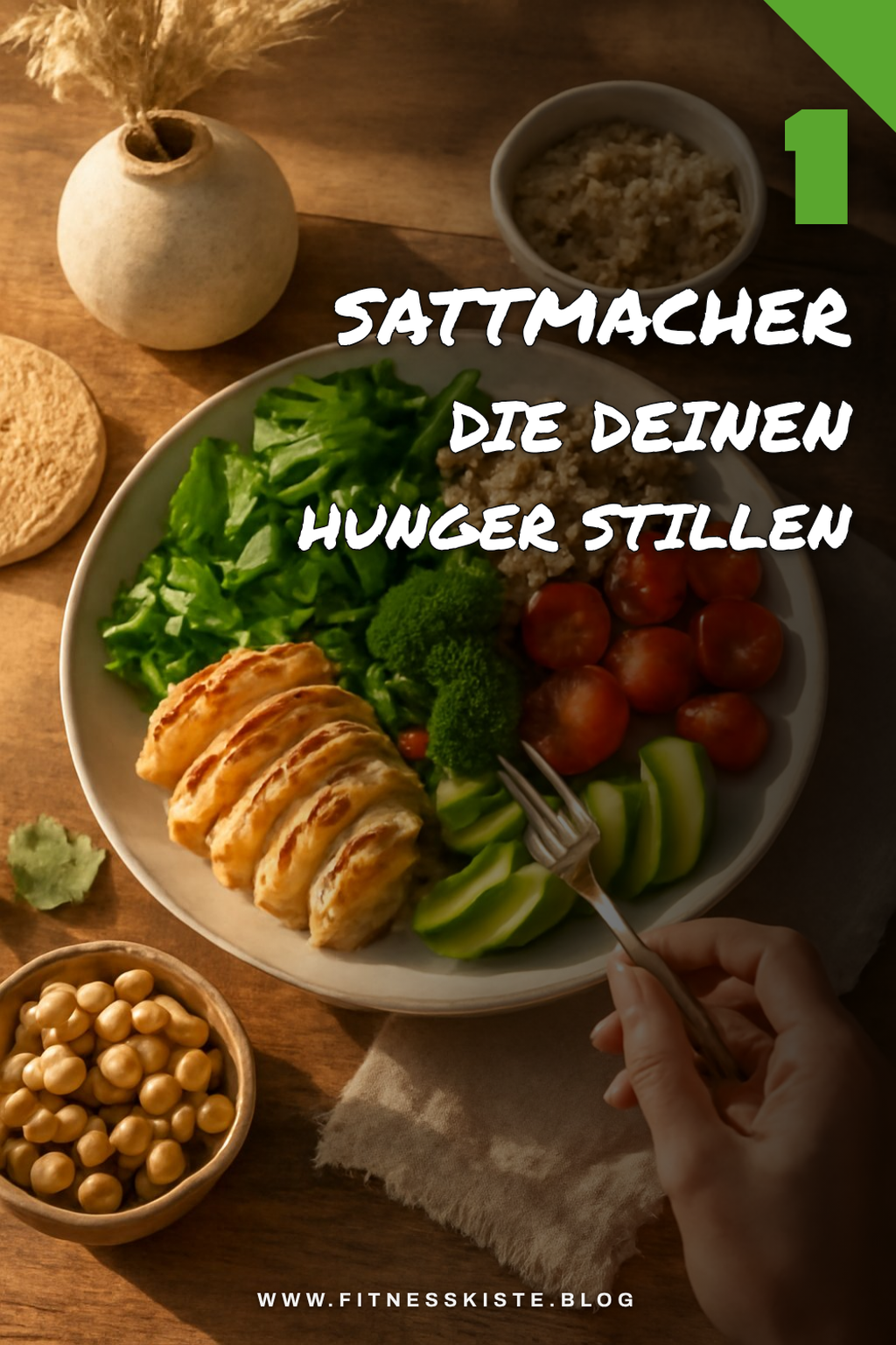 So füllst du deinen Teller mit gesunden Sattmachern