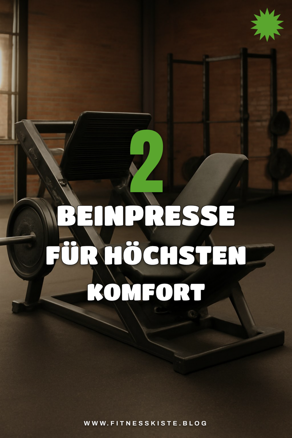 Diese Beinpresse bietet maximalen Komfort