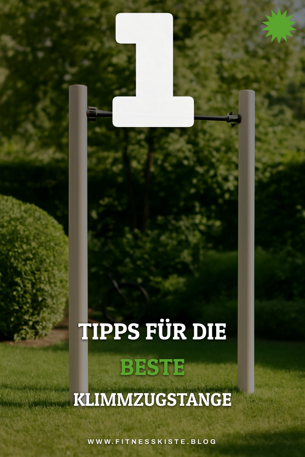 So findest du die perfekte Klimmzugstange für draußen