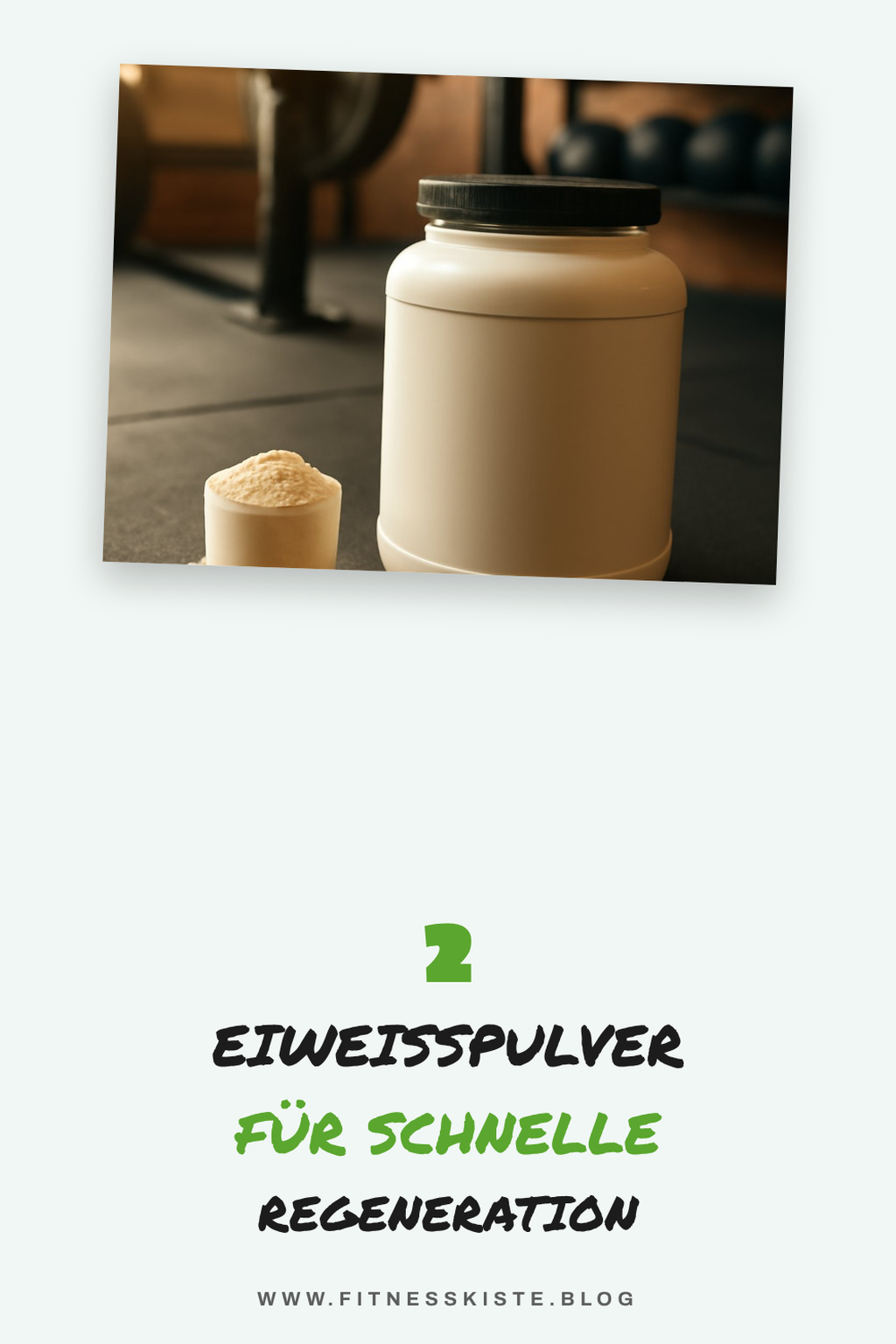 Diese 2 Eiweißpulver unterstützen deine Regeneration