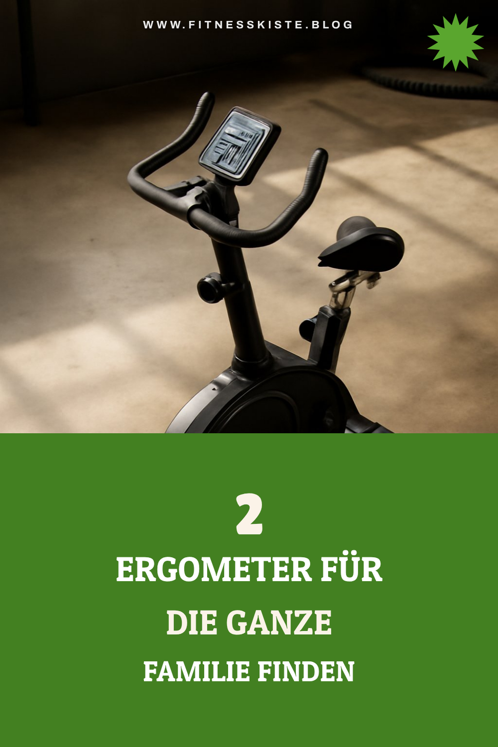 Ergometer für die ganze Familie