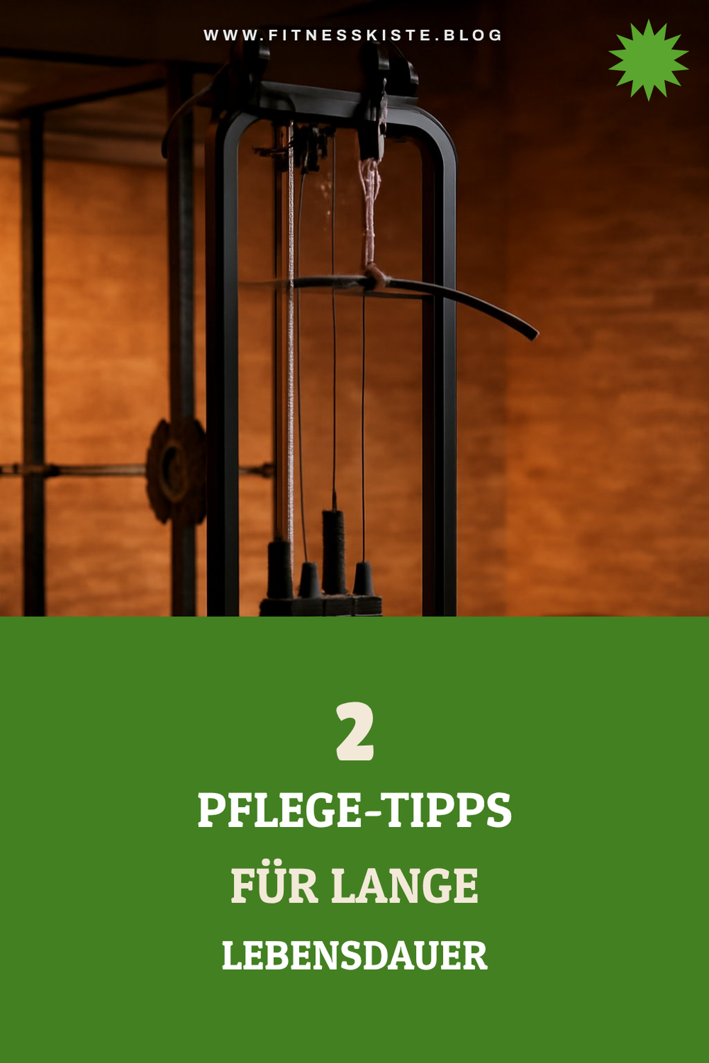 Tipps zur Pflege deines Kabelzugs