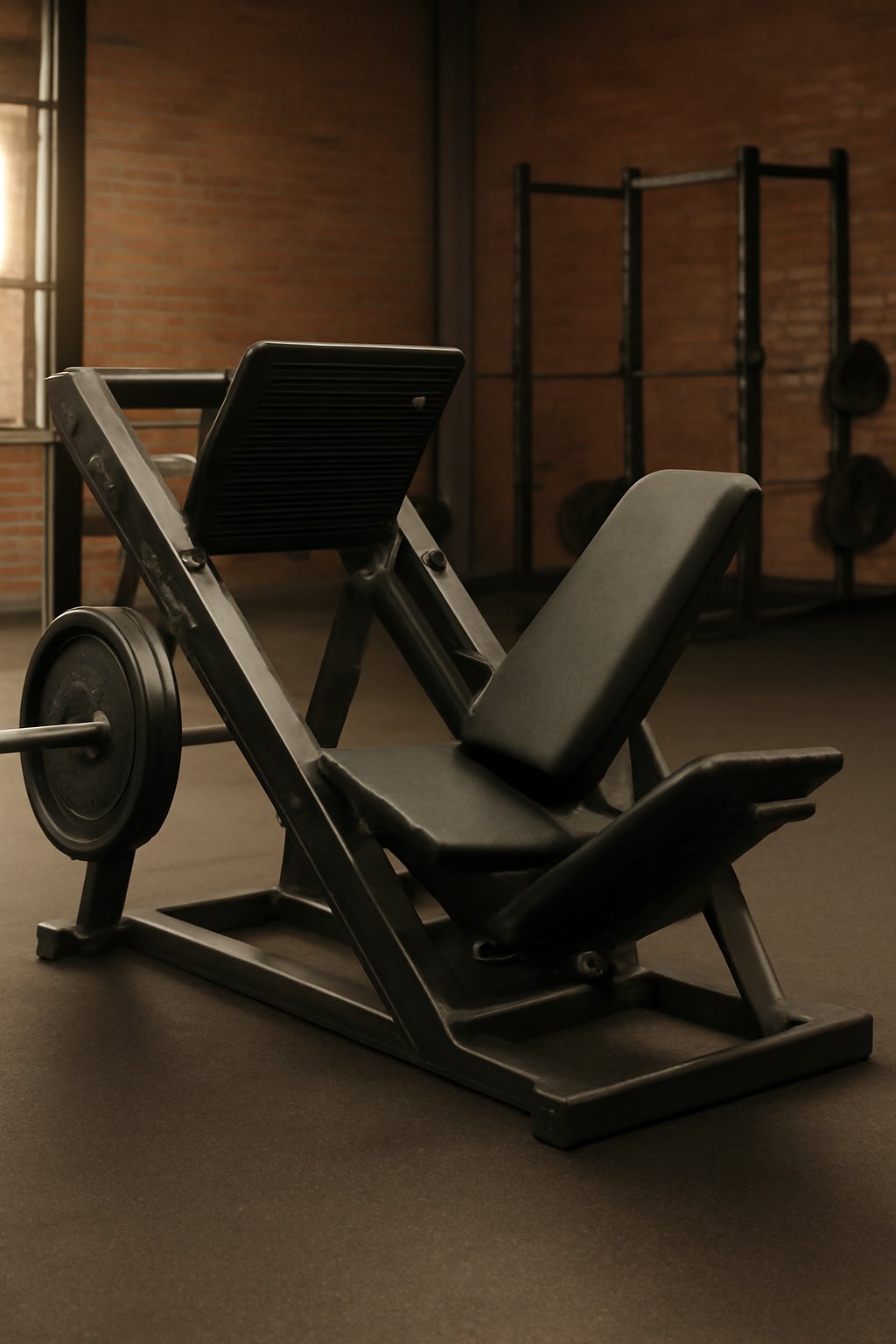 Beinpresse mit 100kg Gewichten