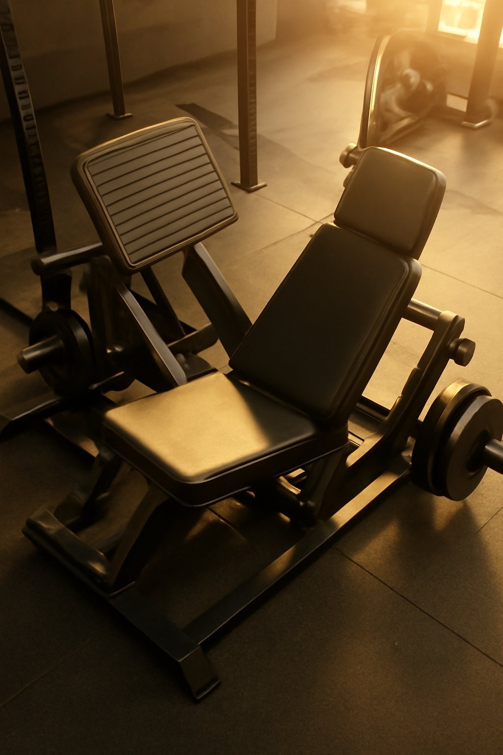 ergonomische Beinpresse für Zuhause