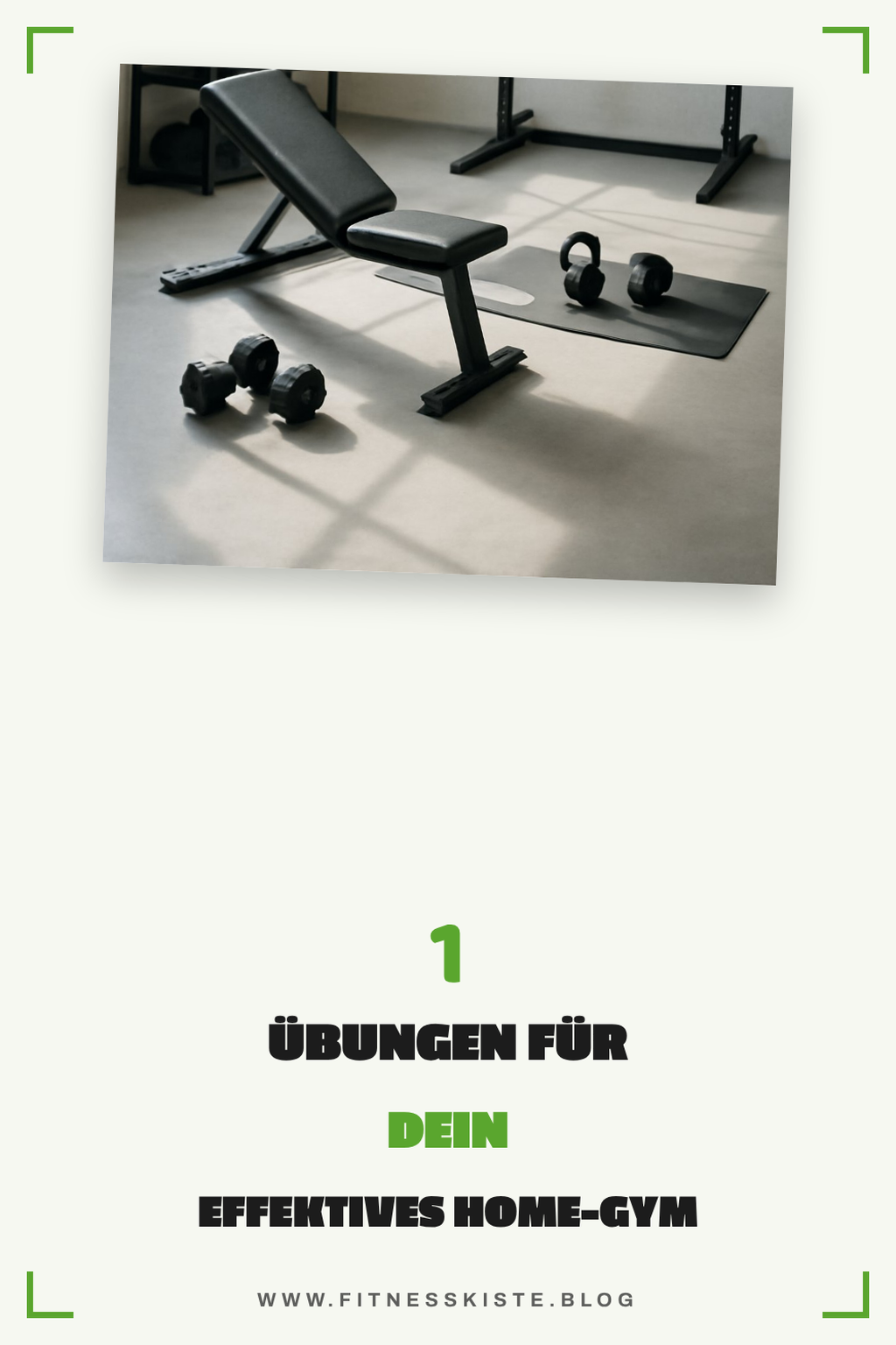 5 effektive Übungen für dein Home-Gym