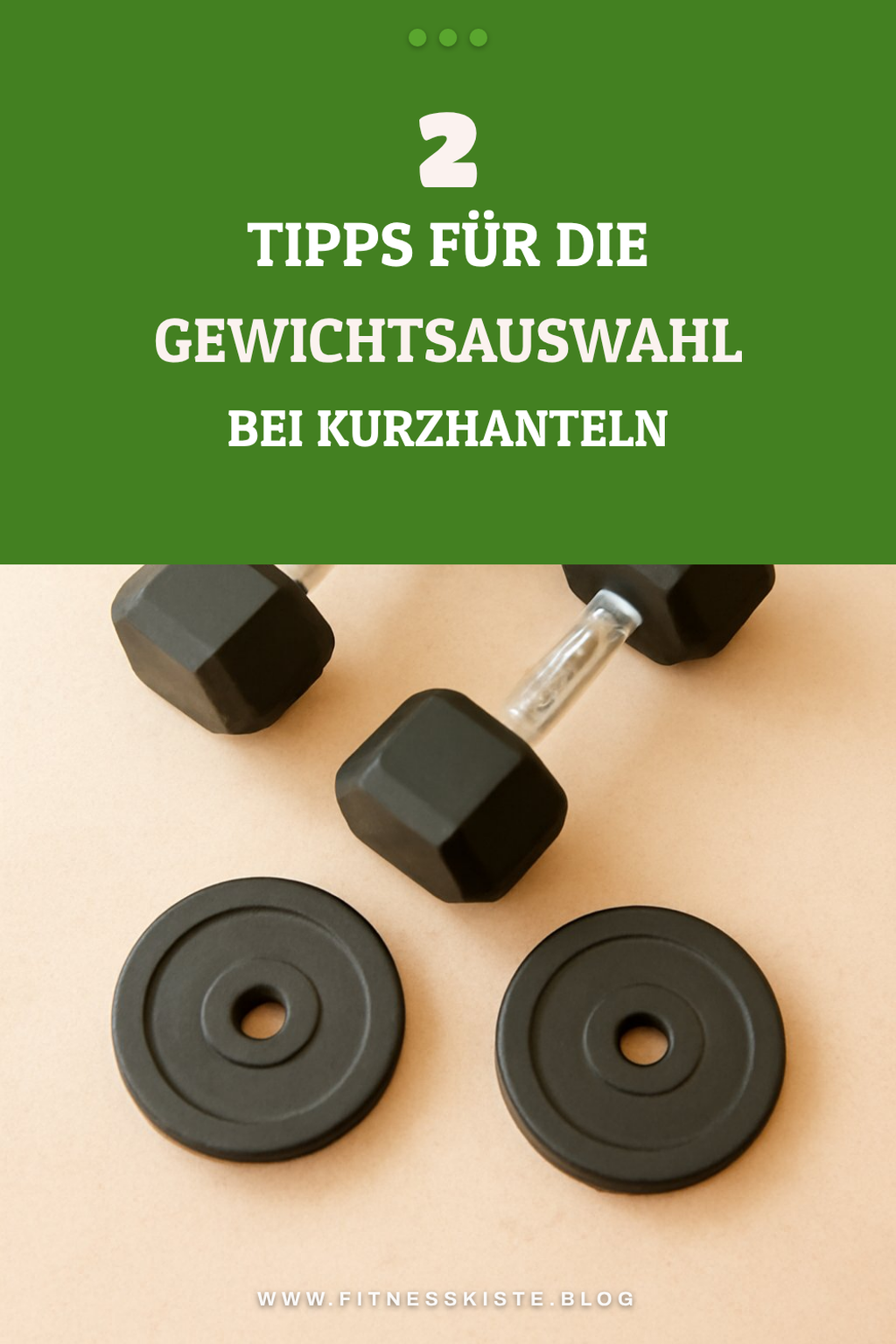 Das richtige Gewicht für jede Übung
