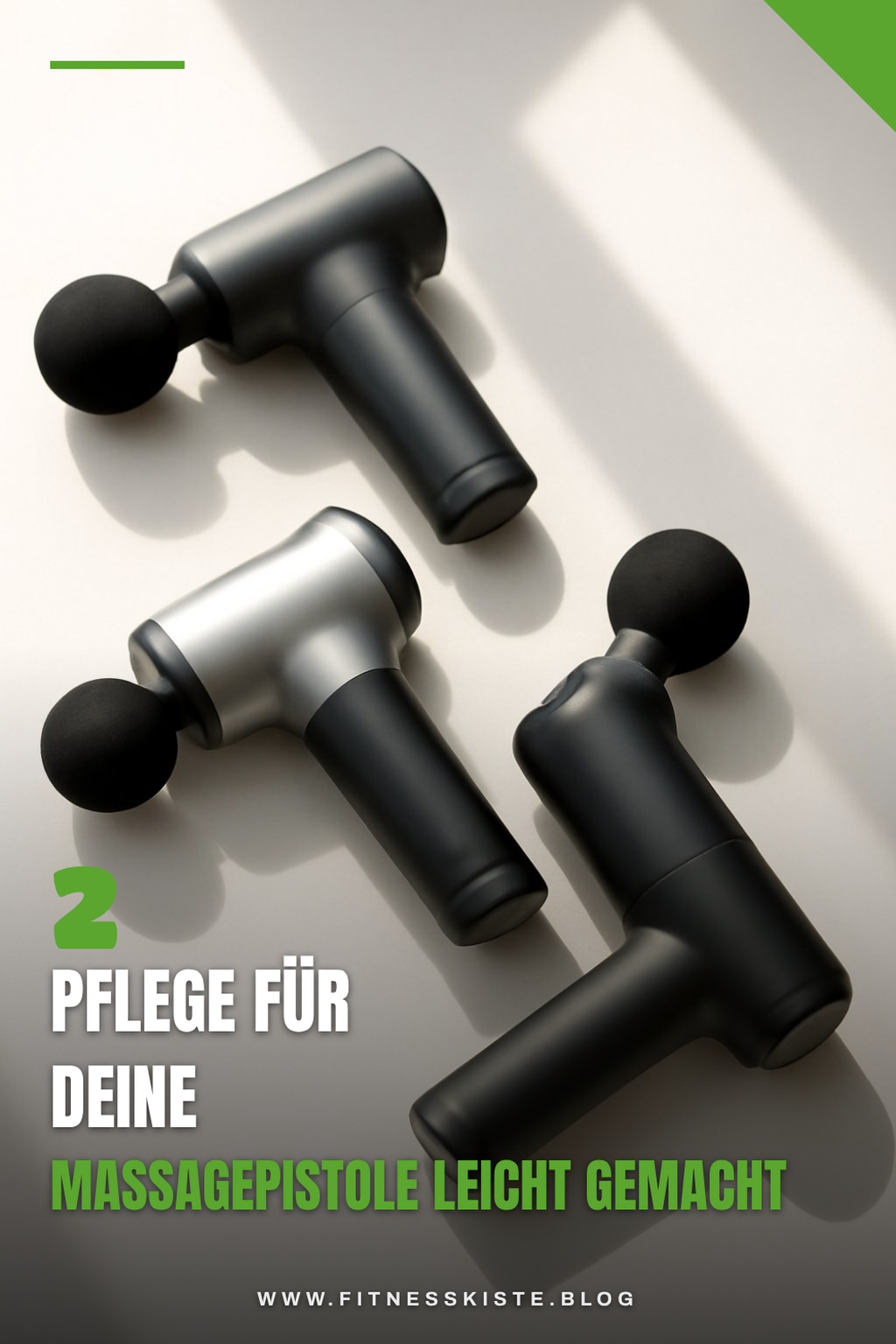 So pflegst du deine Massagepistole richtig