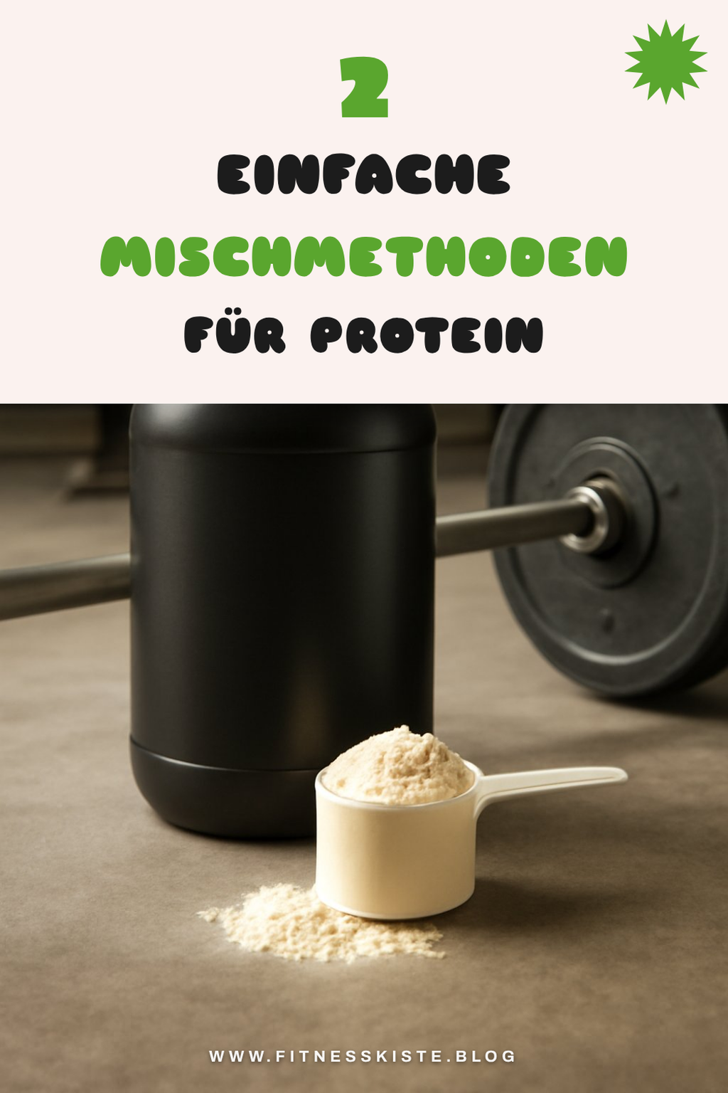 Wie mische ich Proteinpulver richtig?