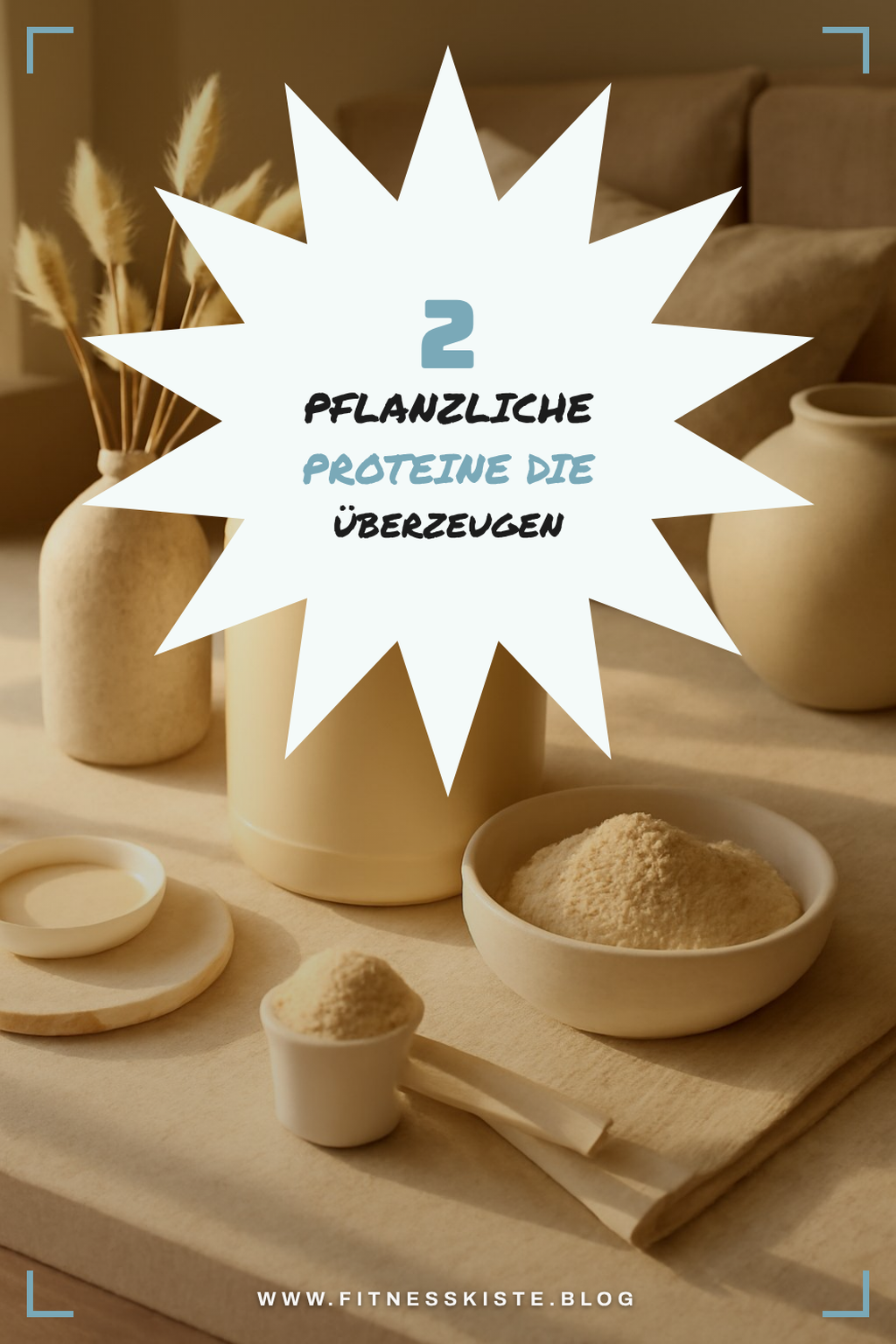 3 pflanzliche Proteinpulver für Veganer