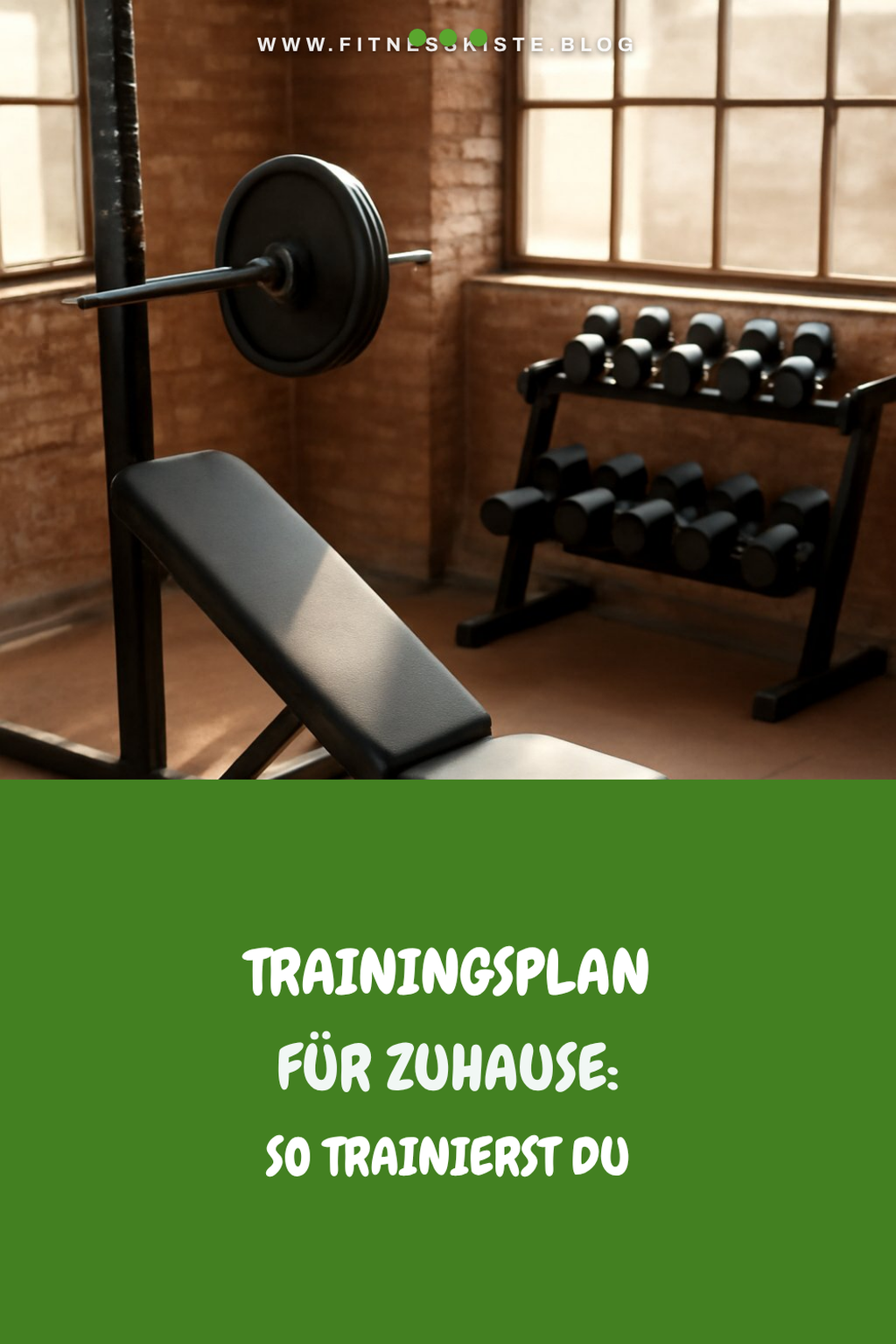 Trainingsplan für Zuhause: So trainierst du ohne Studio