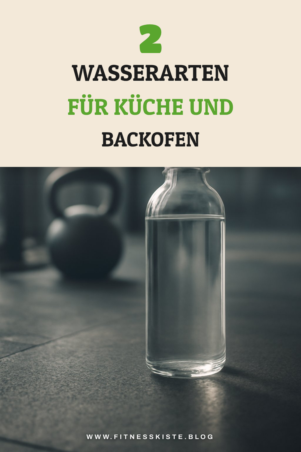 Wasser fürs Kochen und Backen