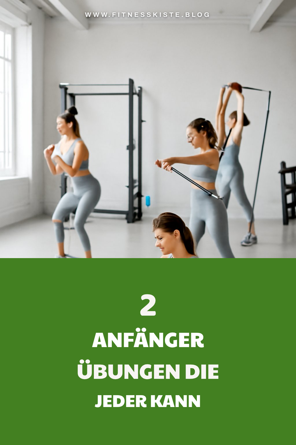 Diese 4 Widerstandsband Übungen für Anfänger sind ideal