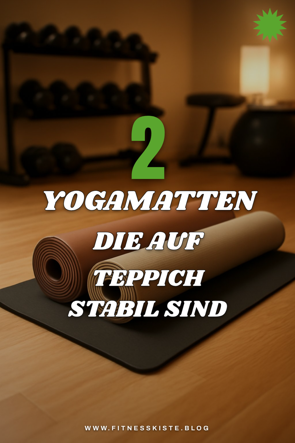 Diese 2 Yogamatten funktionieren gut auf Teppich