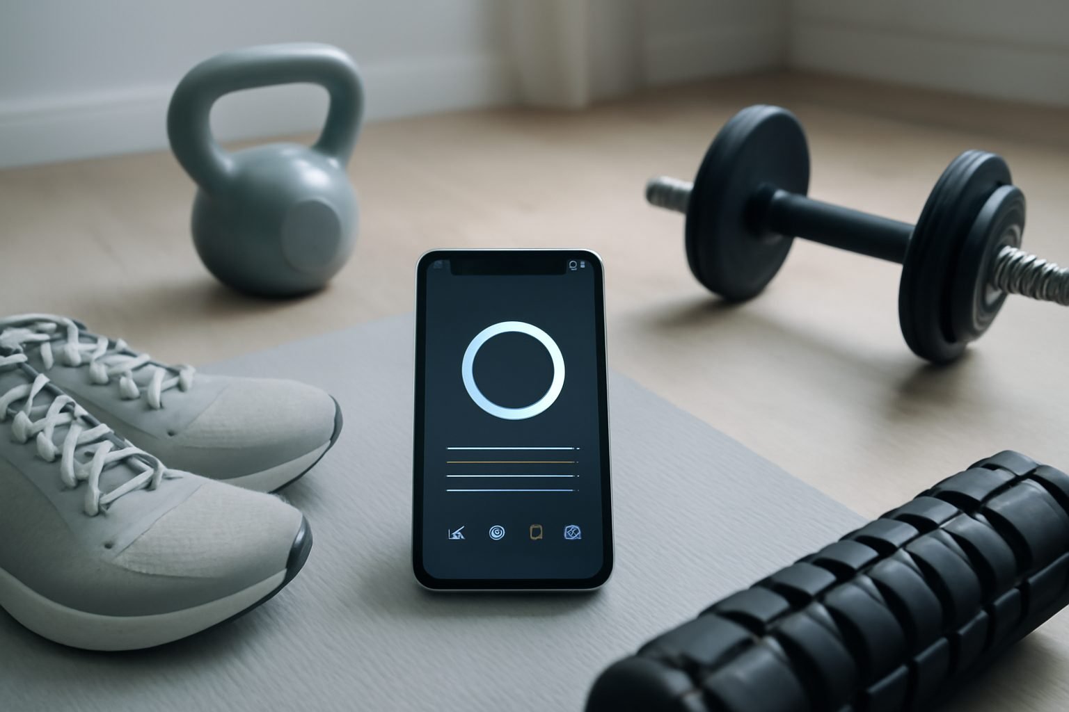 Fitness App fürs neue Jahr Auswählen