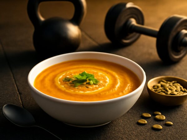 Gesunde Kürbissuppe nach dem Training — einfach nachgekocht